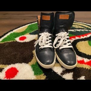 Navy blue Bally sneakers